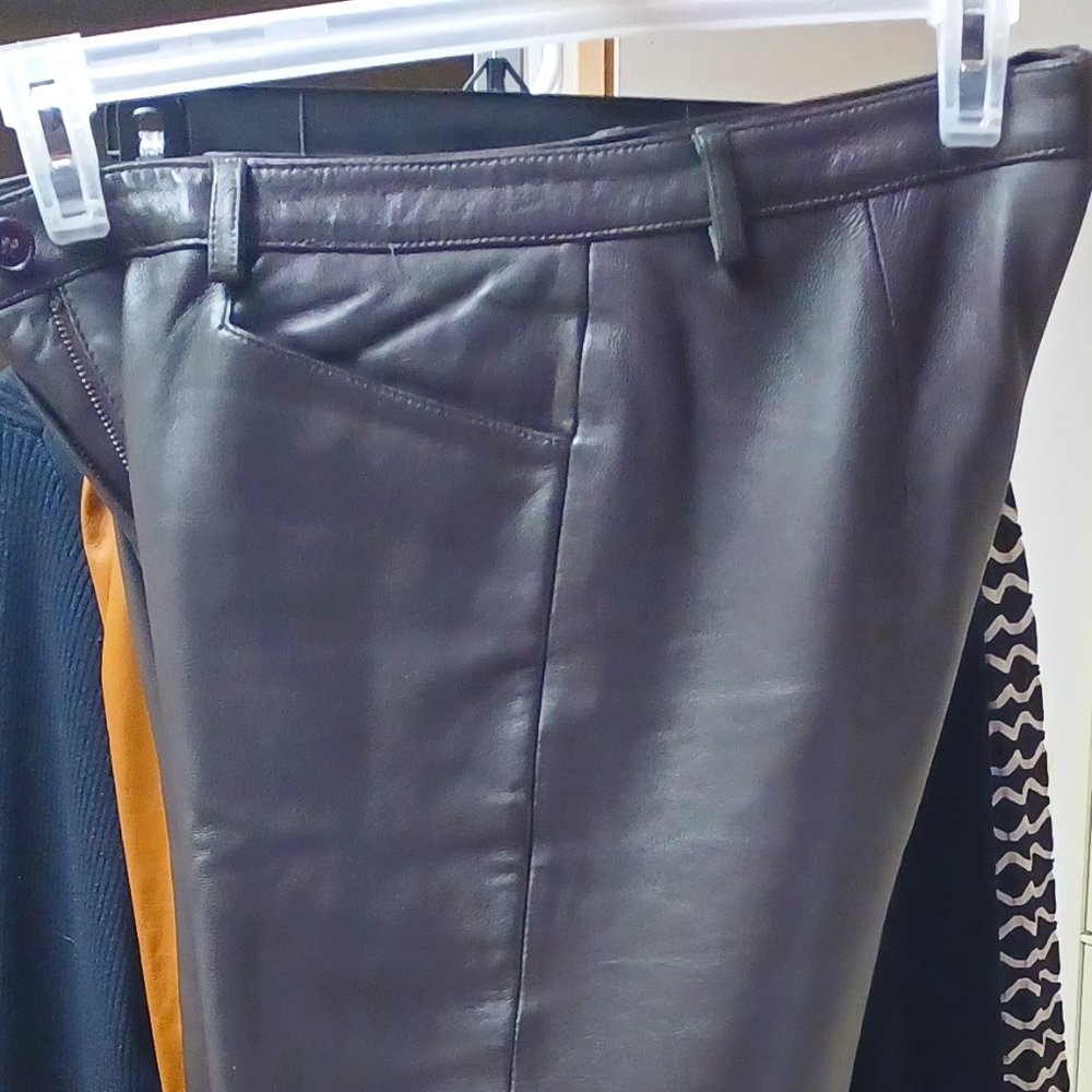 Leather pants